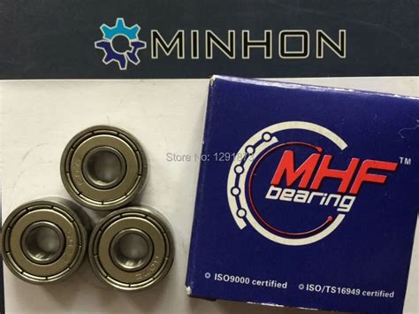 10pcs 607ZZ Miniature Bearings 607 ZZ 607 2Z 607 ZZ ABEC 3 Size 7x19x6 ...