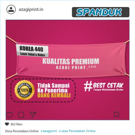 Jual Spanduk Korea 440 Gsm Banner Flexy Korea MMT Premium Azagi