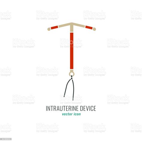 Ilustración De Icono De Dispositivo Intrauterino Y Más Vectores Libres