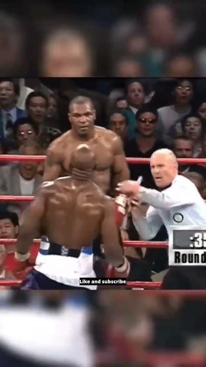 Mike Tyson Bites Off Evander Holyfields Ear 😬😬😬 Boxing Highlights