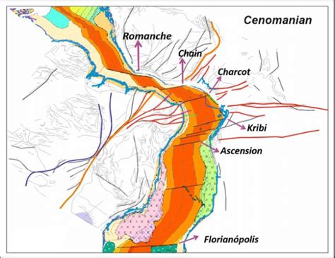 Tectonic Stage V. Location of active intracontinental rifting axes ...