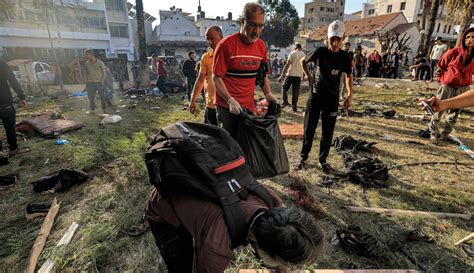 Rata Dengan Tanah Kondisi Rumah Sakit Di Gaza Pasca Pemboman Foto