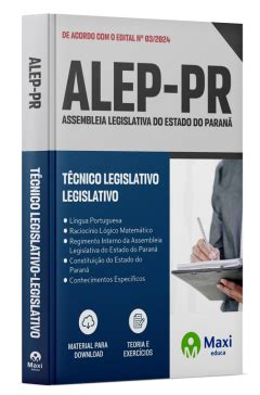 Apostila ALEP PR 2024 Maxi Educa Maxi Educa