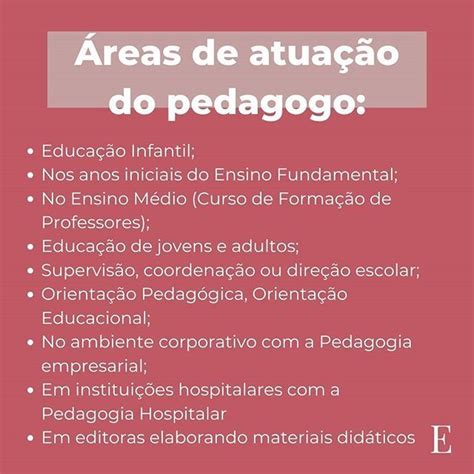 Educacao No Instagram J Te Perguntaram Em Qual Cargo O Pedagogo