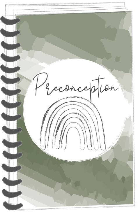 Preconception Notebook Ryann The Prenatal Nutritionist