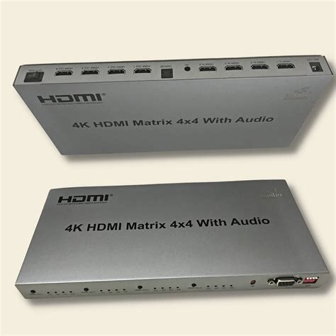 High Performance 4k Hdmi Matrix 4x4 With Audio 9179 Huc M44a 4k