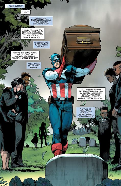 Captain America As A Pallbearer – Comicnewbies