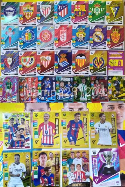 COLECCION COMPLETA CROMOS 2023 24 Cromo Panini Adrenalyn Xl Liga 23