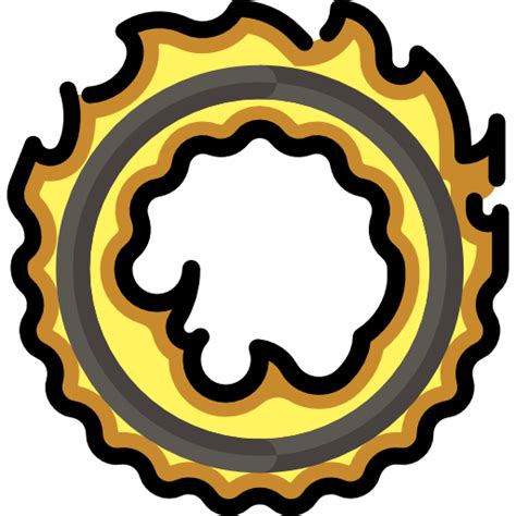 Ring Of Fire Special Lineal Color Icon