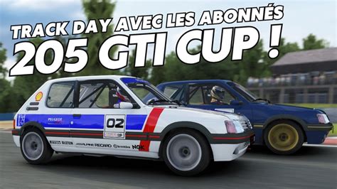 Track Day avec les abonnés 205 GTI Cup Mas du Clos Assetto Corsa