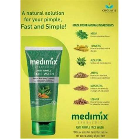 Medimix Ayurvedic Anti Pimple Face Wash Ml Jiomart