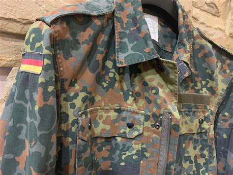 Vintage Jacket Field Bundeswehr Flektarn Military Uniform of - Etsy