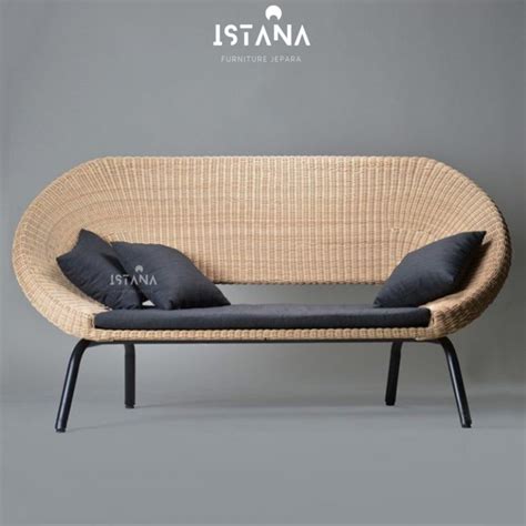 Jual Kursi Santai Outdoor Teras Taman Rotan Sintetis Terbaru Sofa