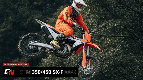 KTM 350 SX F Und 450 SX F Modelle 2023 Im CrossNews Test YouTube