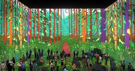 David Hockney Immersive Art Show In London January