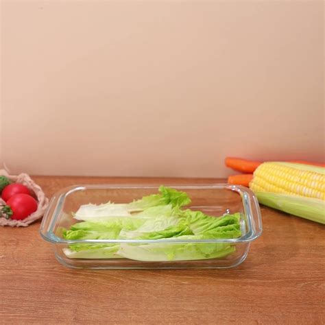 1l 1 6l 3l Glass Baking Dish For Oven Glass Pan For Cooking Dish Rectangular Baking Tray Glass