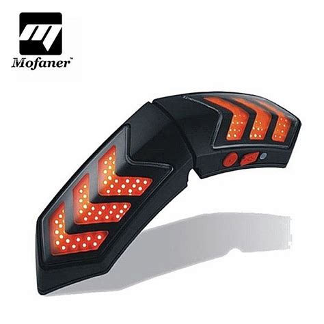 Feux Arriere Moto Led Stop Et Clignotant V Sans Fil Casque Puce