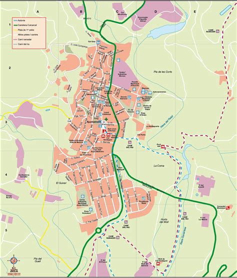 Mapa Vectorial Avinyo Eps Illustrator Bc Maps Mapa Vectorial Eps