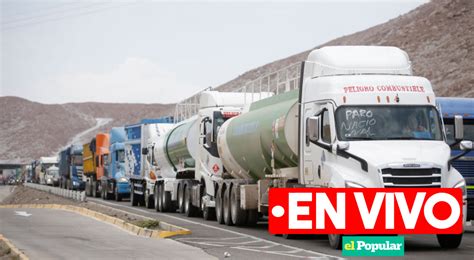 Paro De Transportistas En Vivo Hoy Miércoles 30 De Marzo Del 2022