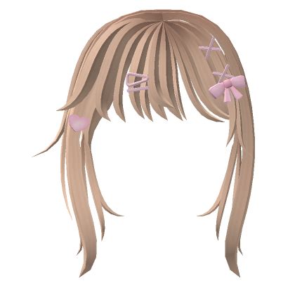 Cute Blonde Bangs W Charms Roblox Item Rolimon S