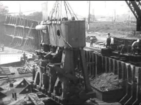 One of the Engines of RMS Olympic during scrapping : r/Oceanlinerporn