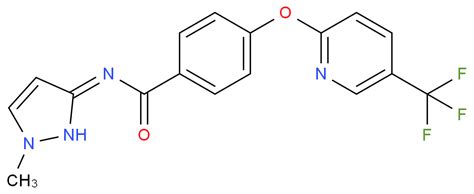 N 1 Methyl 3 Pyrazolyl 4 5 Trifluoromethyl 2 Pyridinyl Oxy