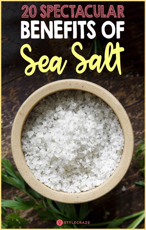 20 spectacular benefits of sea salt – Artofit