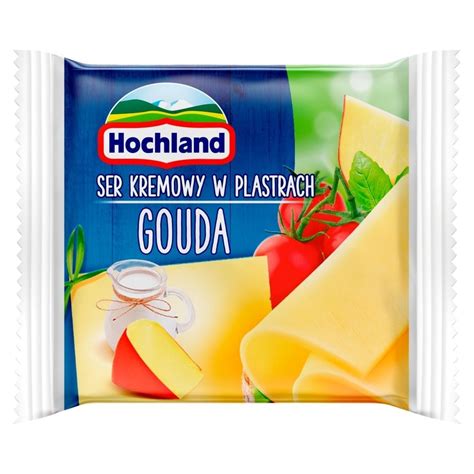 Hochland Ser Kremowy W Plastrach Gouda G Zakupy Online Z Dostaw