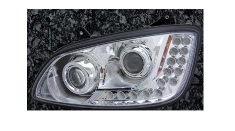 Kenworth T660 Aftermarket Redesigned Headlight Assembly W 18 LED S