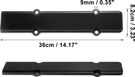 X AUTOHAUX Cubierta de bujía de válvula de motor negra para Honda Civic