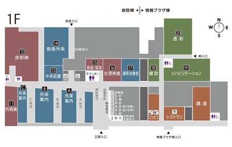 フロアマップ 茨城県西部メディカルセンター公式ホームページ