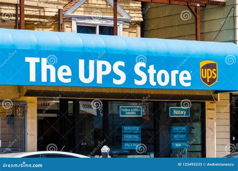 The Ups Store Logo Editorial Stock Photo Image Of Label 123493233