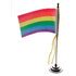 Bandeira De Mesa 15 Cm Arco íris Orgulho Gay Gls Glbt R 18 90