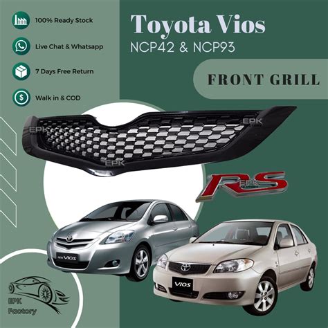 Toyota Vios Front Grill Belta Thailand Grill Ncp Ncp