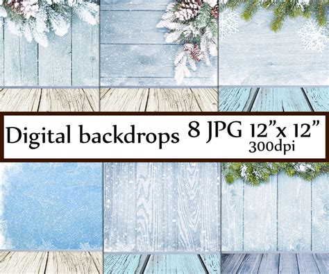 Christmas Digital Backdrop: digital Backdrop - Etsy