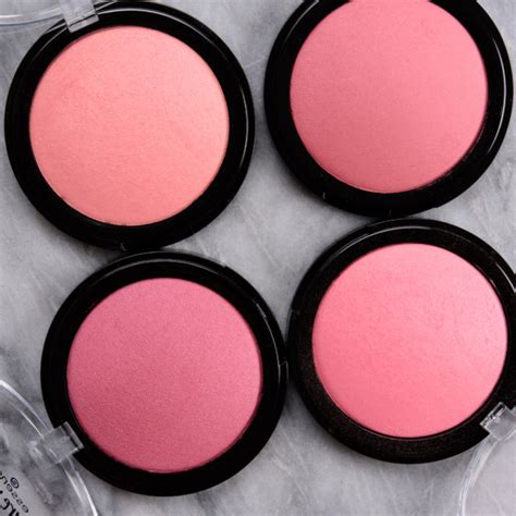 Essence Pure Nude Baked Blush Swatches X8