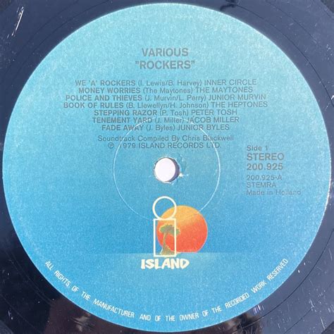 Peter Tosh – Signed ‘Rockers’ Soundtrack LP, With Roger Epperson ...