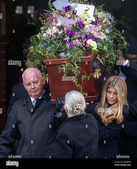 Pic shows: Derek Draper funeral 2.2.24 wife Kate Garraway’s and Derek’s ...