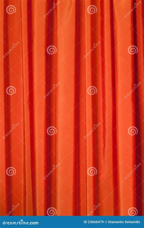 Orange Curtains Royalty Free Stock Images - Image: 23666479