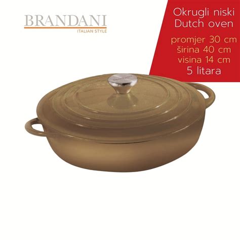 Brandani Okrugli Niski Dutch Oven Lonciandpoklopci By Bajde