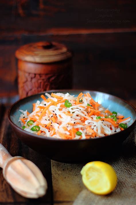 Jagruti's Cooking Odyssey: Carrot, Daikon and Sesame Salad - Gajar ...