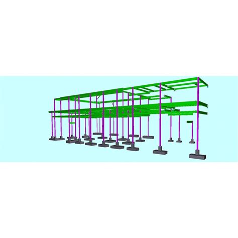 Structural steel shop drawings with erection and fabrication drawings