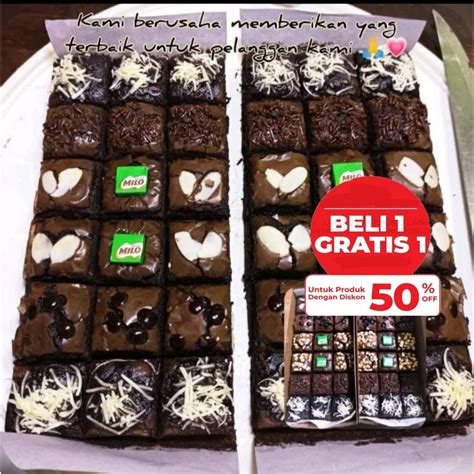 Jual Brownies Dark Coklat X Skat Isi Pcs Produk Terbaru