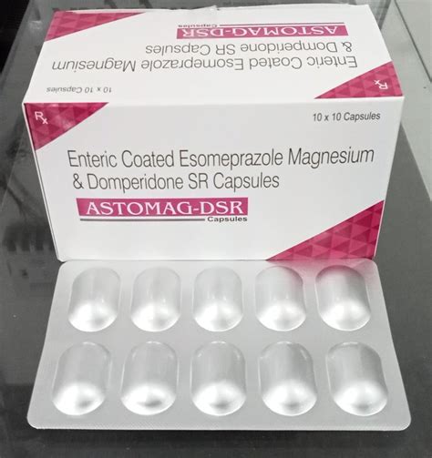 Enteric Coated Esomeprazole Magnesium Domperidone SR Capsules At Best