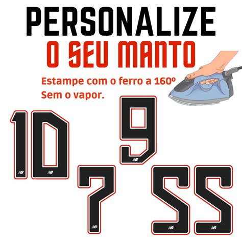 Kit Nome N Mero Patrocinio Termocolante Personaliza O Para Camisa De