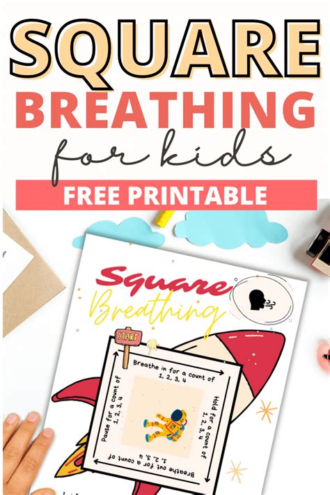 Why Square Breathing for Kids? (Free Printable) & Box Breathing ...