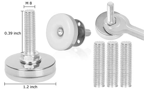 Niveladores De Pies Ajustables De Alta Resistencia M Pulgadas