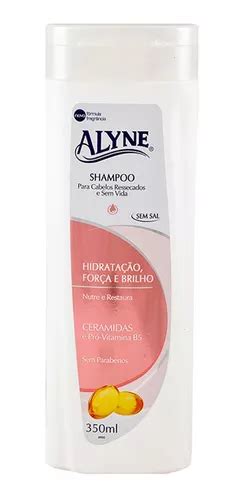 Shampoo Alyne Hidratação Força E Brilho 350ml MercadoLivre