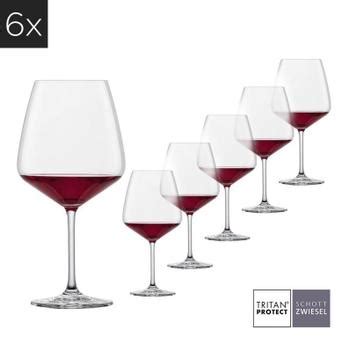 Schott Zwiesel Kit 6X Taças Cristal Titânio Borgonha Pokal Taste