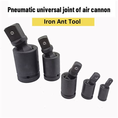 Air Cannon Pneumatic Universal Joint Electric Socket Wrench Accessory 360 ° Rotation 12 Inch